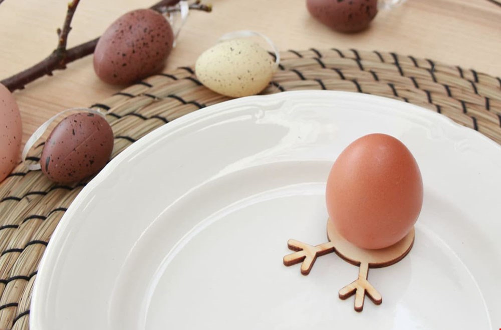 Houten eierhouder Houten eierhouder